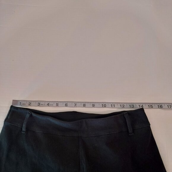 Lysse Erin High Waist Wide Leg Denim Black Pants Size Med - Picture 10 of 12